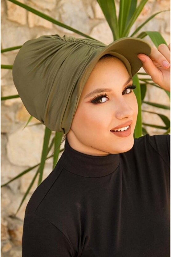 Haki Havuz - Deniz Şapkası  Mayo Üstüne Kullanılabilir