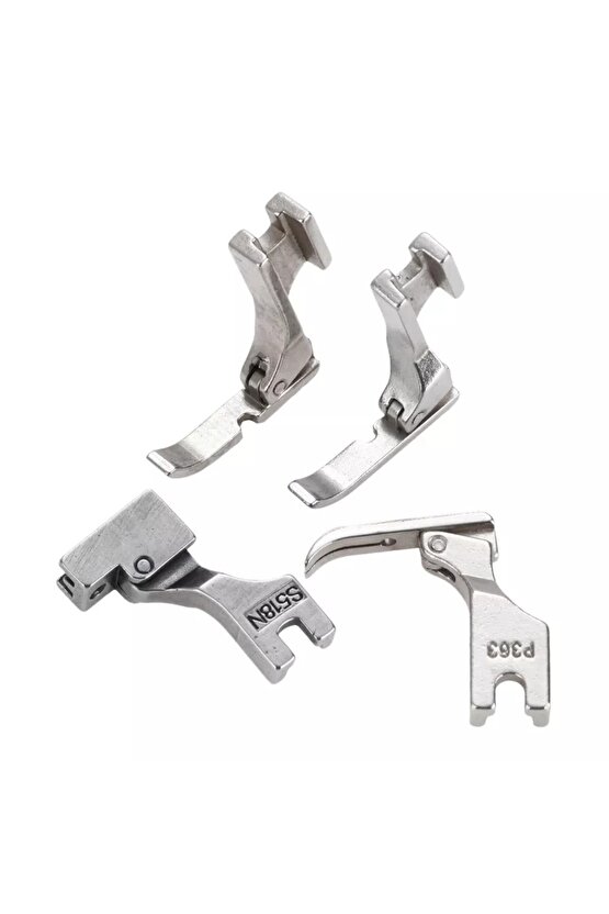 Sanayi Düz Makina Fermuar Ayak Seti 4 Adet Bir Arada Takım Olarak Gönderilecektir