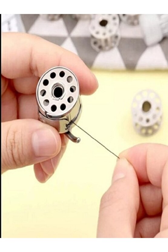 Dikiş Seti 1 Mekik -5 Adet Masura - 10 Adet Iğne 12 No  Sınger Beko Zetina Janome Makinesi Uyumlu