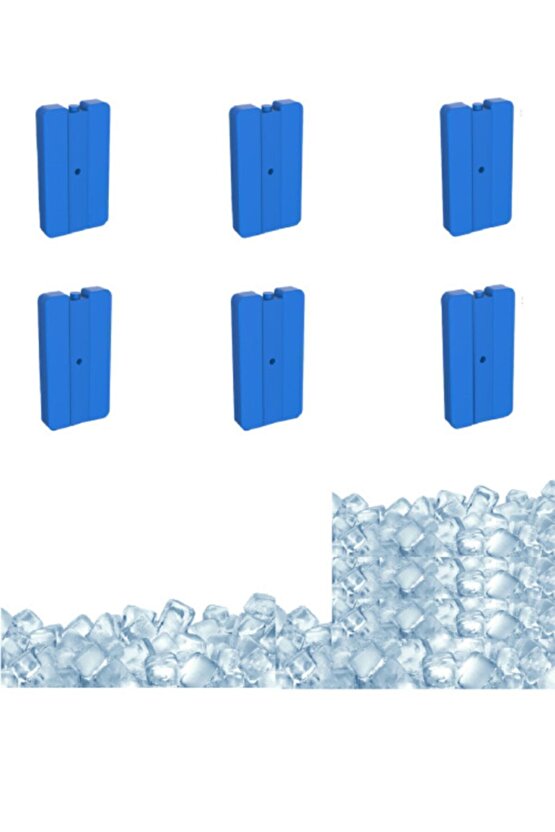 6 Adet Mavi Buz Aküsü