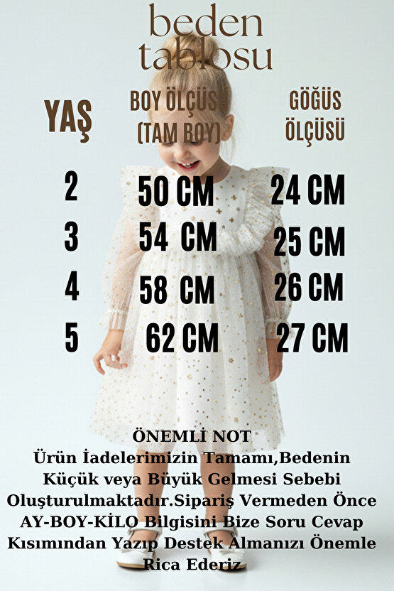 Kız Bebek Elbise Kız Çocuk Elbise Doğum Günü Parti Düğün Elbise Uzun Kollu Astarlı Elbise