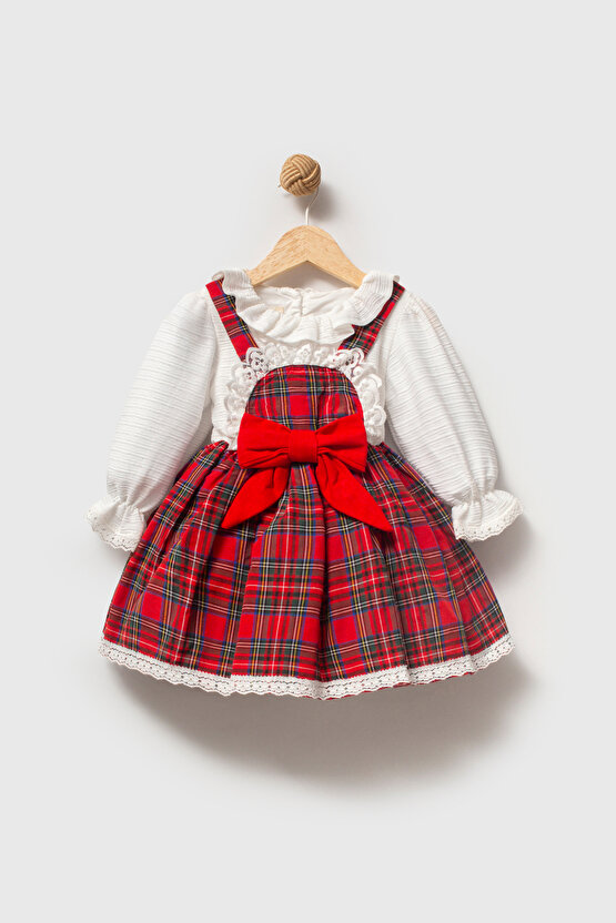 Kız Bebek Elbise Kız Çocuk Elbise Doğum Günü Parti Düğün Özel Gün Uzun Kol Astarlı Elbise