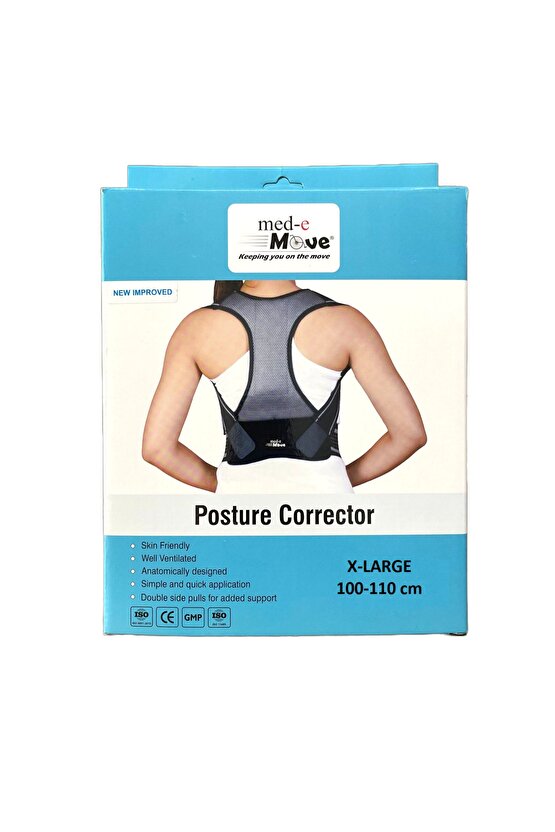 Ortopedik Posturex Dik Duruş Korsesi Bel Destek Sırt Korse X-Large XL Beden