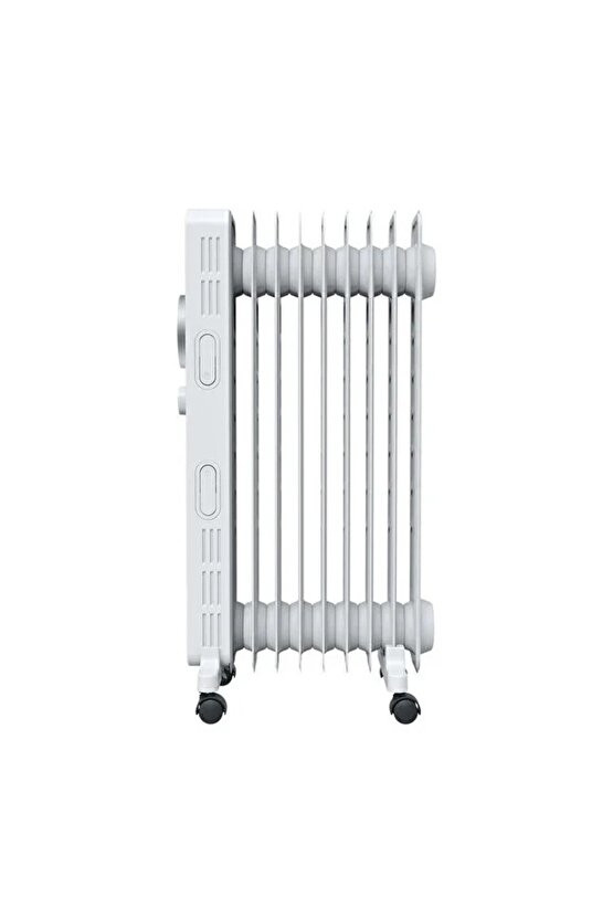 GoodHome 9 Dilimli Yağlı Radyatör hd907-9q Petek Gibi Kalorifer Isıtıcı Beyaz Elektrikli