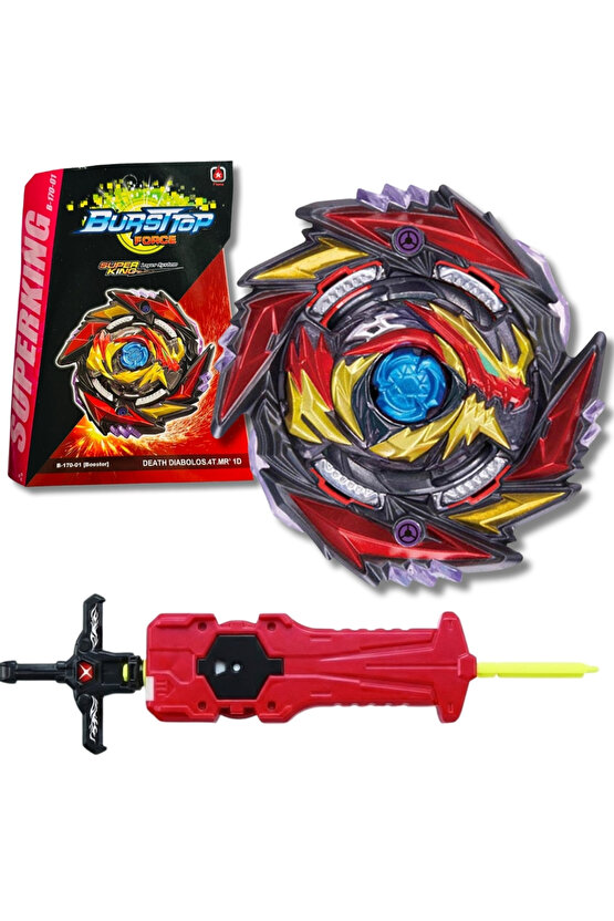 BURST GT B-170 Superking Booster Death Diabolos BEYBLADE B170(SAĞ_YONLU_FIRLATICI)