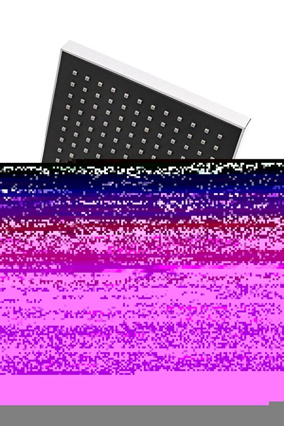 Duş Başlığı Kare Tasarım Tepeleme ve El Duş Başlığı Krom Banyo Duş Seti