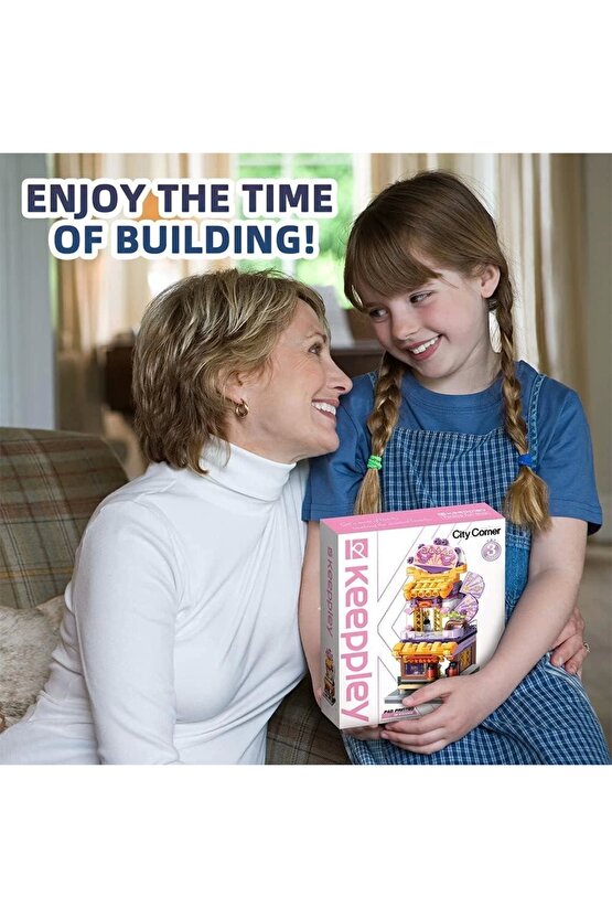 Mikro Blok Yelpaze Dükkanı 294 Parça - Lego Setleri - Keeppley Mini Lego - Dükkan Lego - Keeppley Le