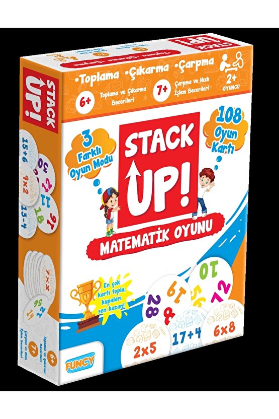 Stack Up Matematik Öğreniyorum! - Matematik Aktivite Oyunu - Matematik Kelime Oyunu - Akıl Oyunu Zek