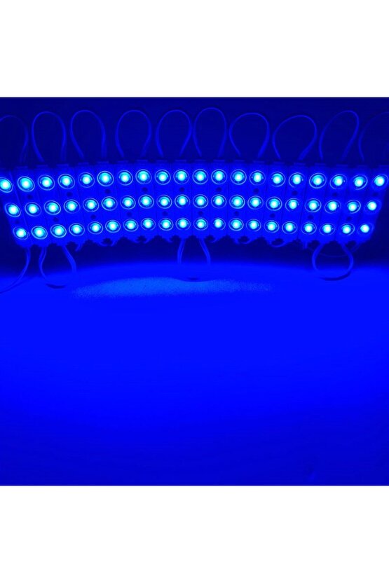 10 Adet 5 Watt Mavi Işık Ip65 Modül Led, 10 Adet Magnetli, Çok Kaliteli Mavi Işık Modül Led