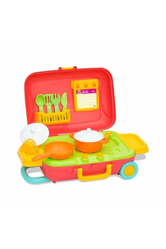 03478 Barbie Mutfak Set Bavulum -dede