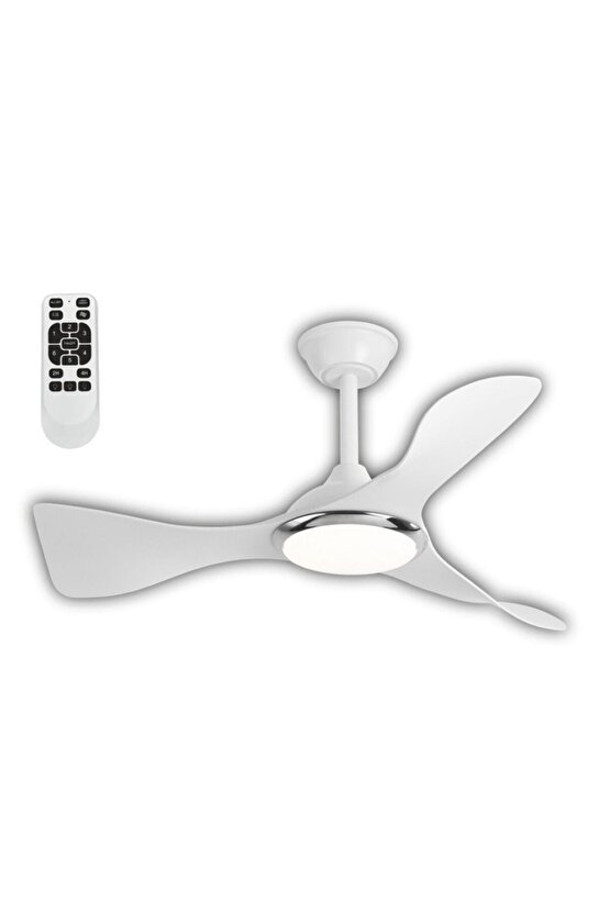 40 Watt, 3 Işık Modlu, 6 Kademeli, Kumandalı, Çok Şık ve Kaliteli Tavan Vantilatörü Ledli Vantilatör