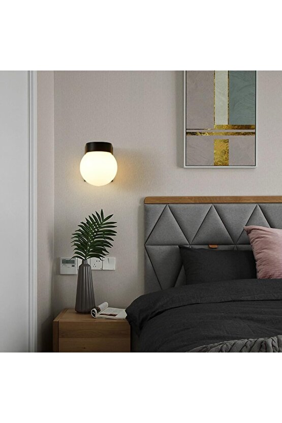 12 Watt Modern Tasarım İç ve Dış Mekan, Bahçe, Balkon, Banyo Apliği Günışığı Led Armatür Duvar Aplik