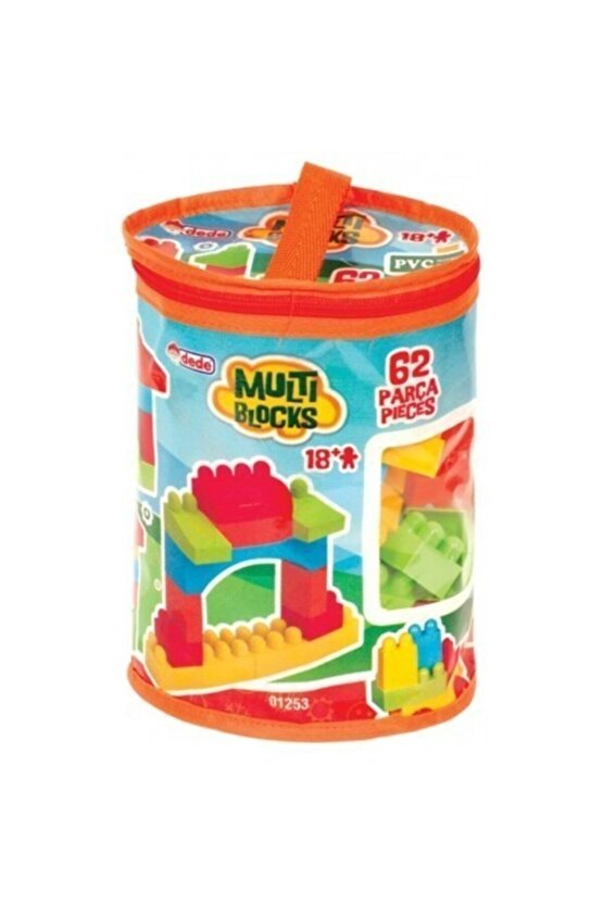 62 Parça Multi Blok Puzzle Dede Oyuncak