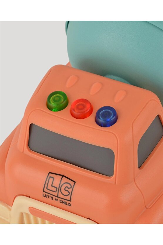 Lüx Somon Sesli Ve Işıklı Minik Mikser - Plastik Mikser - Kırılmaz Oyuncak - Kırılmaz Çimento Mikser