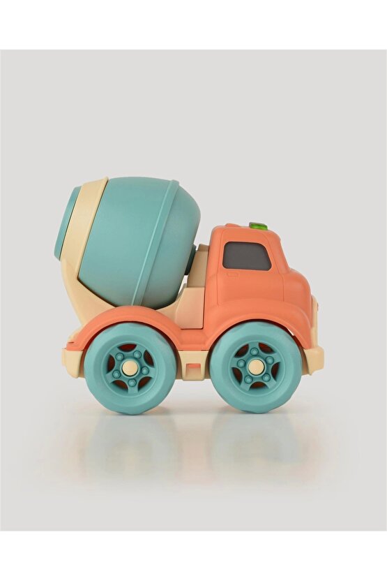 Lüx Somon Sesli Ve Işıklı Minik Mikser - Plastik Mikser - Kırılmaz Oyuncak - Kırılmaz Çimento Mikser