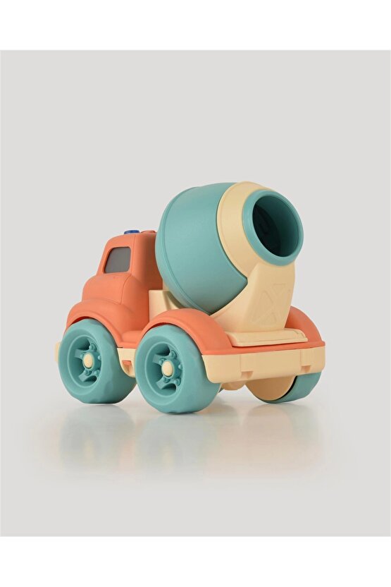 Lüx Somon Sesli Ve Işıklı Minik Mikser - Plastik Mikser - Kırılmaz Oyuncak - Kırılmaz Çimento Mikser