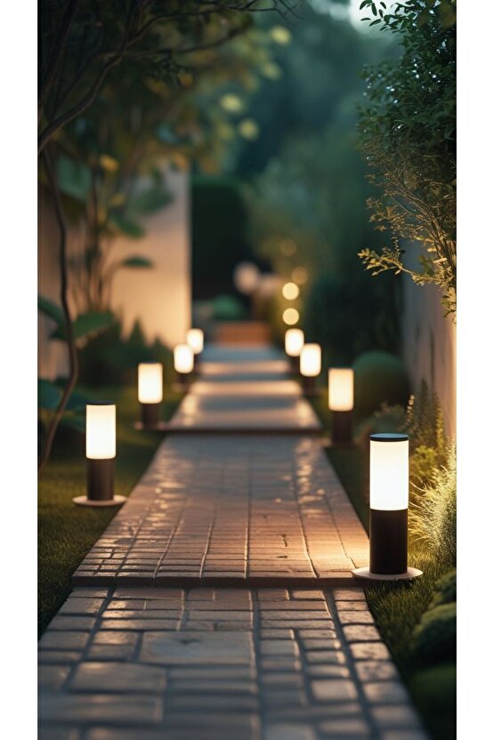 29 Cm Bahçe Yol Aydınlatma, Set Üstü, Duvar Armatürü, Çim, Yürüyüş Yolu Apliği, Dekoratif Armatür