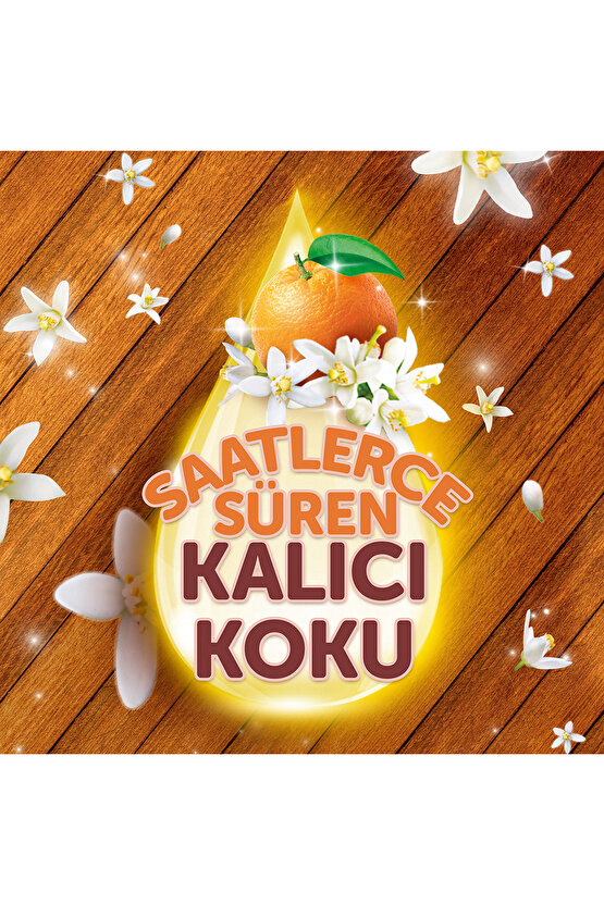 Konsantre Zemin Uzmanı Ahşap Portakal Çiçeği %100 Temizlik Ve Parlaklık 895 ml 2adet