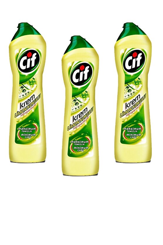 Krem Limon Kokulu 500 Ml X 3 Adet