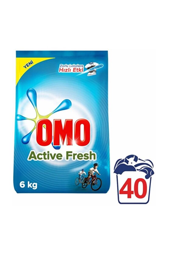 Matik Toz Çamaşır Deterjanı Active Fresh 6 kg 40 Yıkama