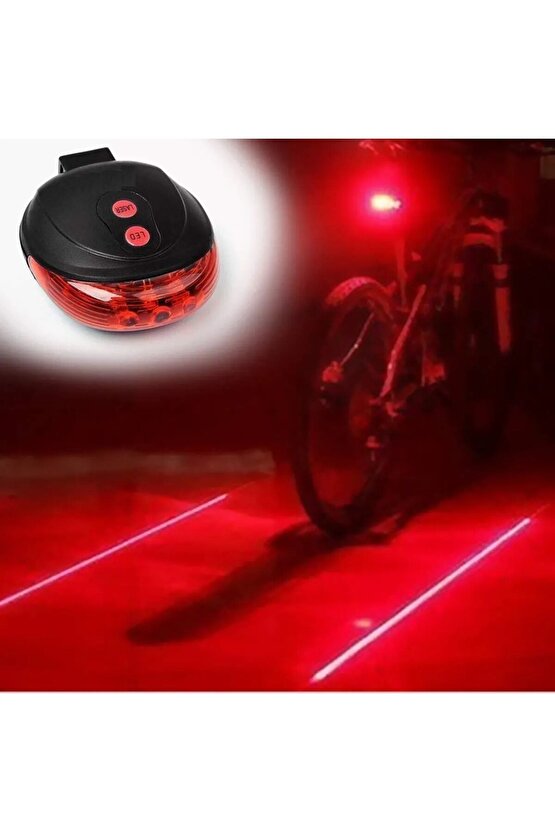 Çelik Kilit Bisiklet Motosiklet Kilidi + Lazer LED Işık HEDİYELİ Scooter ve Bebek Arabası İçin Uygun