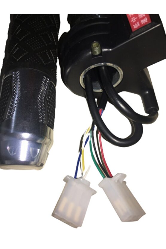 E-bike Gaz Kolu 875 Komple 3 Vites Aliminyum Elcikli Gri