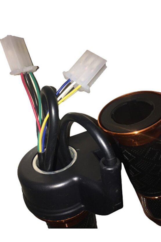 E-bike Gaz Kolu 875 Komple 3 Vites Aliminyum Elcikli Sarı