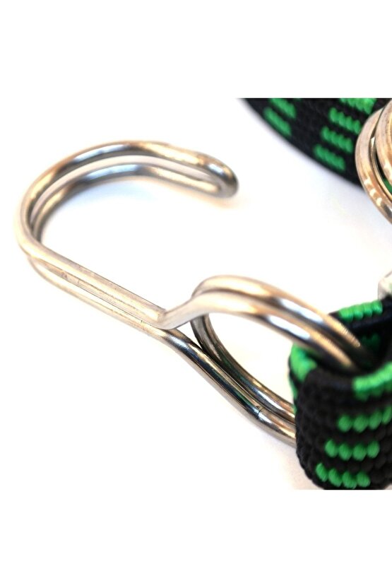 Bagaj Lastiği Kalın Çelik Kancalı 15mmx5mmx1000mm A Kalite Mavi