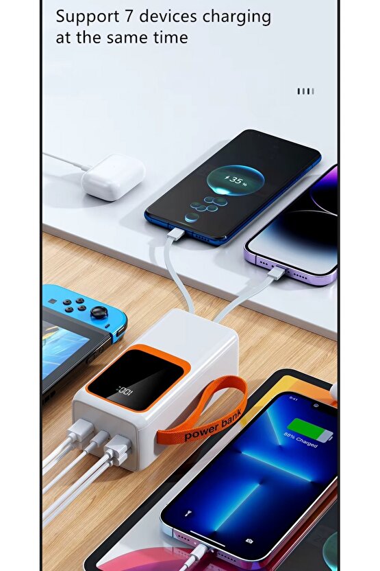 22.5W PD POWERBANK HIZLI ŞARJ DİJİTAL GÖSTERGE QUİCK CHARGE 3.0 TYPE-C TAŞINABİLİR ŞARJ ALETİ 5V-3A