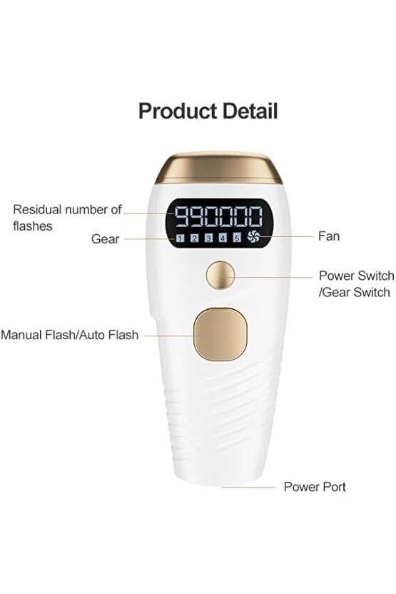 OTOMATİK VE MANUEL KULLANIM IPL LAZER EPİLASYON CİHAZI 999.999 FLASH ATIM TÜM VÜCUT EPİLATÖR ALETİ