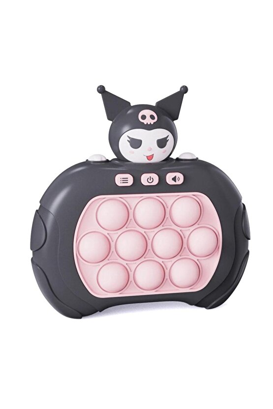 Fast Push Popit Oyuncak Işıklı Ve Sesli Stres Giderici Hızlı Itme Oyuncağı Eğitici Pop It Pembe