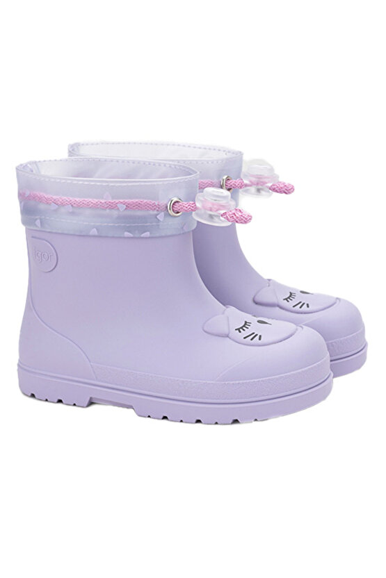 Mendi Gato Borrego İçi Yünlü CC334 Çocuk Yağmur Botu LİLA