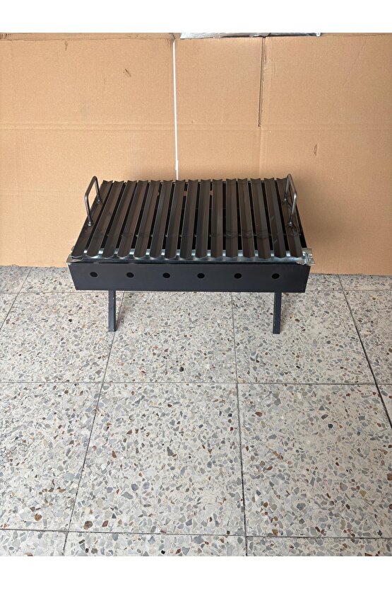 30x45 Demir Kamp Mangalı Ve Kılıf, Mangal Koruyucu Kılıf Örtü