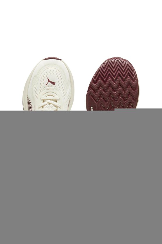 Dik Yakalı Cepli Oversize Kadın Peluş Mont - Bordo