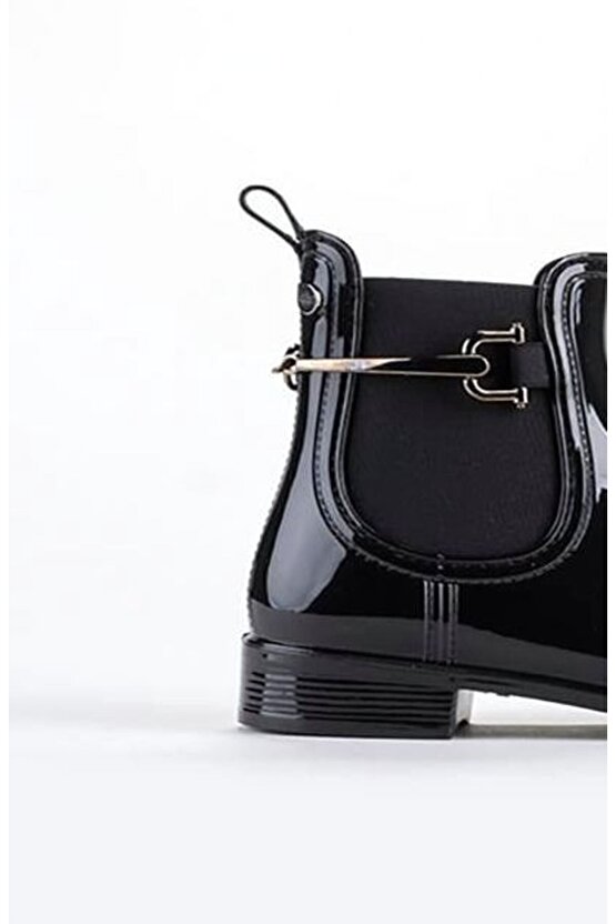 Siyah Kadın Yağmur Botu