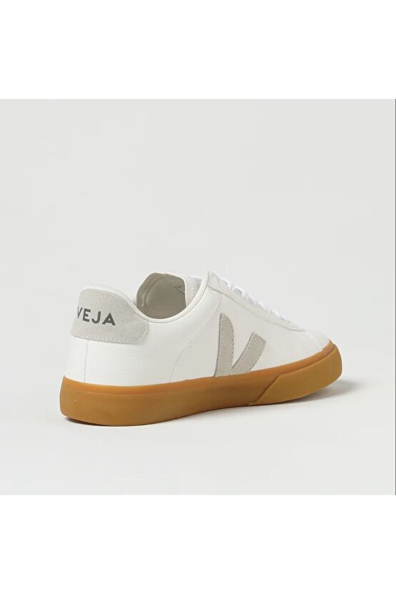 Kadın Beyaz Campo Extra White Natural Suede Leather Sneaker