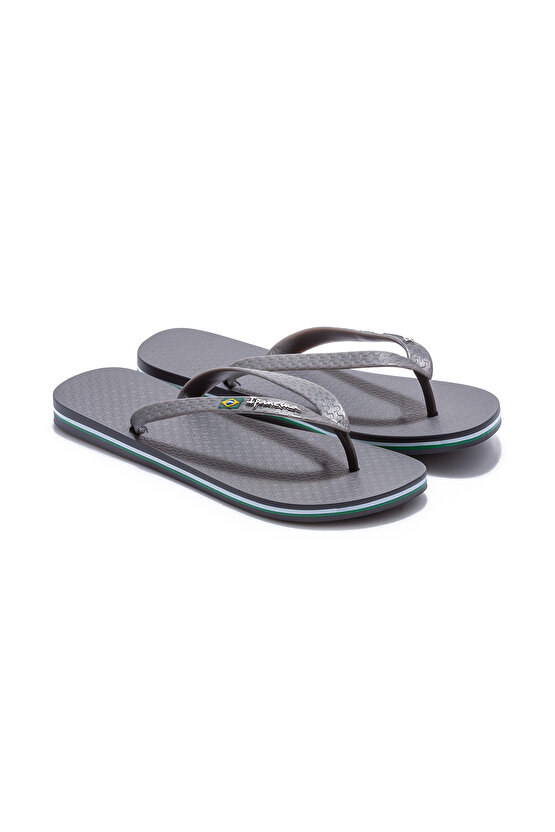 Clas Brazil Erkek Parmak Arası Terlik Gri 3948