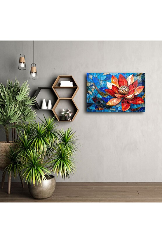 El Yapımı Renkli Mozaik Cam Tablo