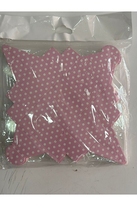 kare karton puanlı lokum kutusu 50 li