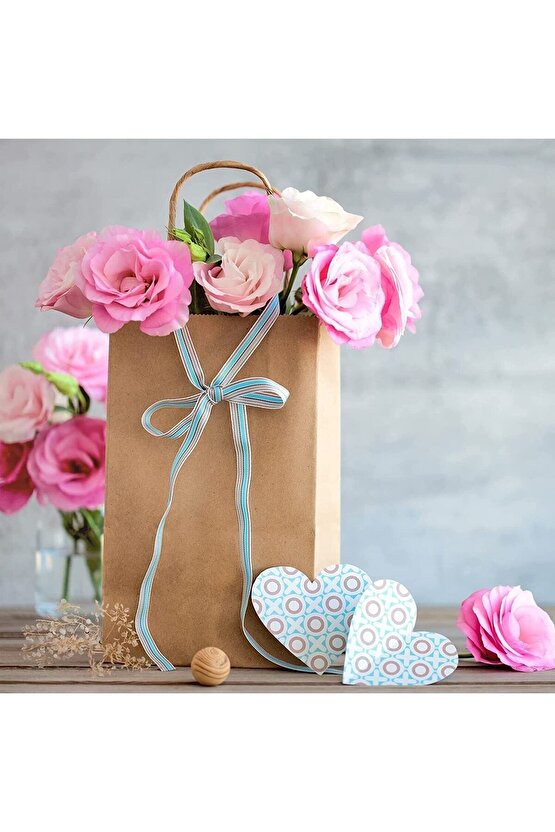 Burgu Saplı Çanta 32 Cm X 12 Cm X 41 Cm ( 50 Adet ) ( Kağıt Poşet Çanta )