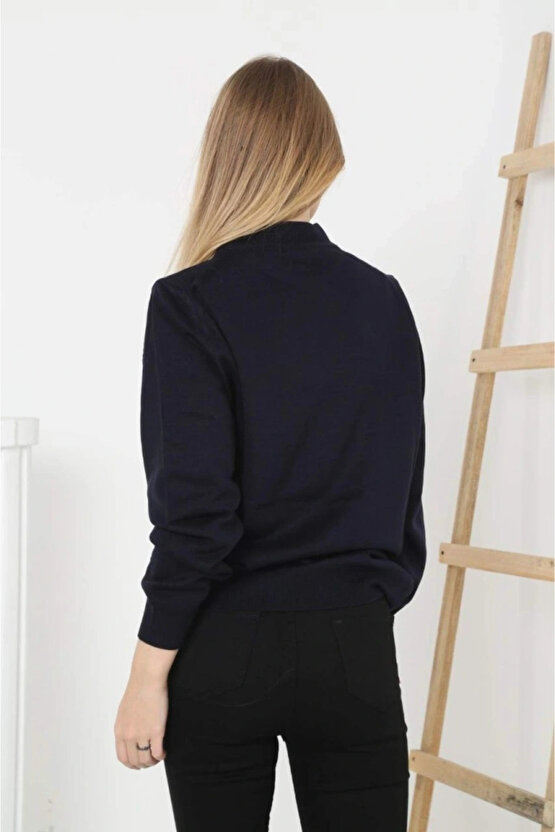 Velmora Yarım Boğaz Triko Kazak