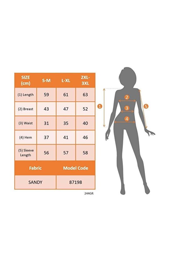 Kadın Uzun Kollu Derin V Yakalı önden Büzgülü Sandy Bluz