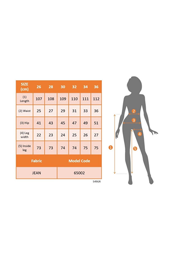 Kadın Yüksek Bel Yanları Lastik önü Düğmeli Kot Pantolon