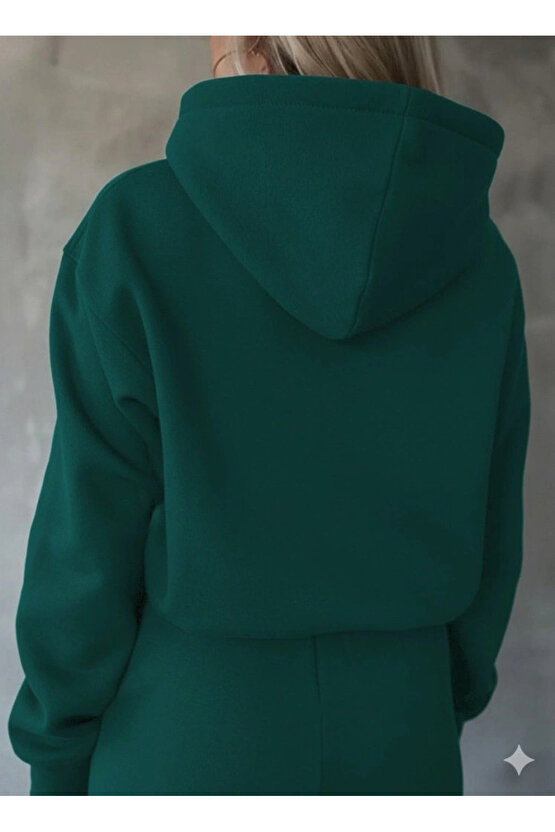 Kadın Uzun Kollu Nope Baskılı Beli Ribanalı Ikili Takım