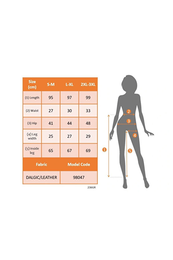 Kadın Yüksek Bel Yan şerit Deri Detay Fermuarlı Dalgıç Tayt