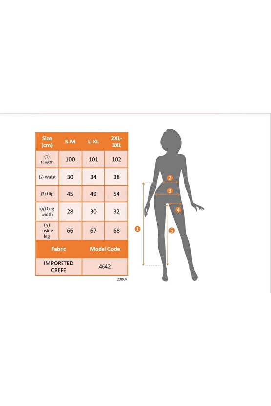 Kadın Yüksek Bel önden Zincir Detaylı Ithal Krep Pantolon