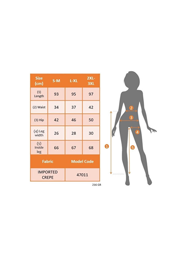 Kadın Yüksek Bel Ithal Krep Pantolon