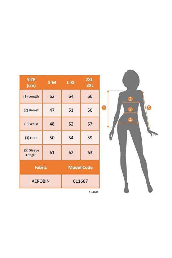 Kadın Uzun Kollu V Yakalı Aerobin Bluz