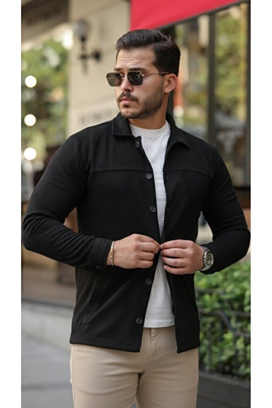 eyesof Erkek Süet Ceket Gömlek