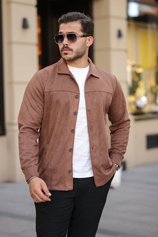 Erkek Süet Ceket Gömlek